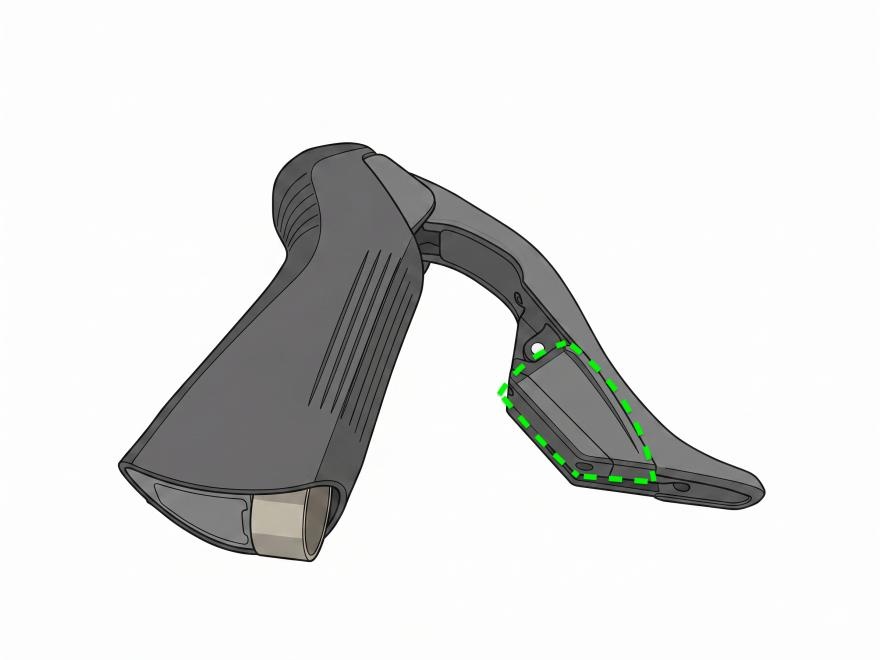 Shifter battery compartment location